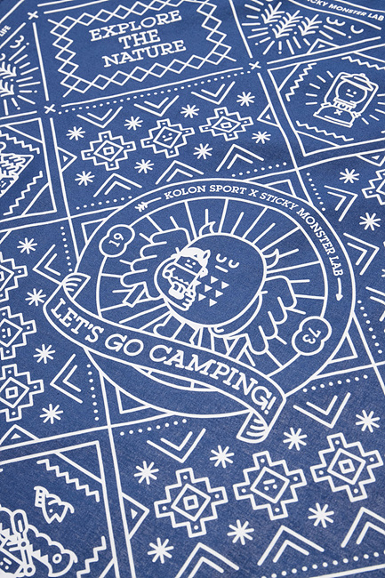 KS X SML BANDANA NAVY