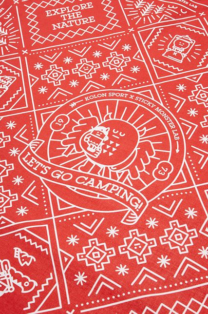 KS X SML BANDANA RED