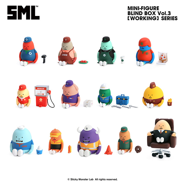 SML Mini-Figure Blind Box Vol 3. : WORKING SERIES 