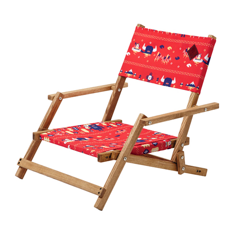 T-METI DECK CHAIR / RED
