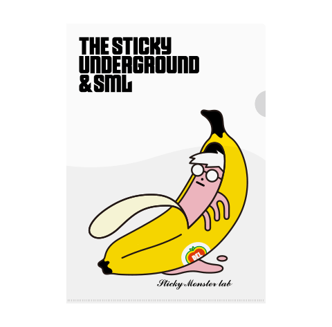 Clear document holder - THE STICKY UNDERGROUND & SML